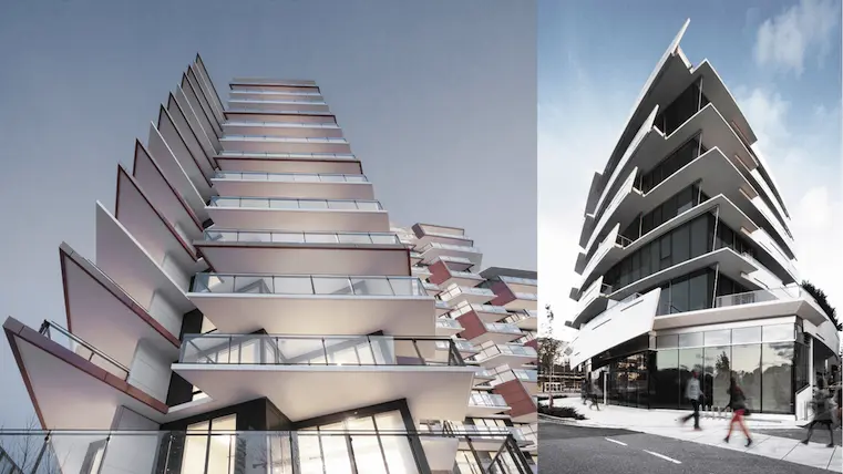 wind-shaped tower, white rock, bc and 2211 cambie vancouver, bc