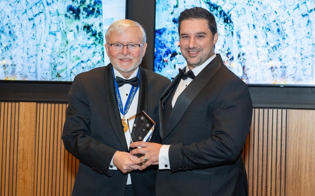 AI That Rebuilds Cities: Dr. Benjamin Coorey Honored in Washington, D.C.