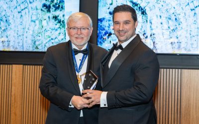 AI That Rebuilds Cities: Dr. Benjamin Coorey Honored in Washington, D.C.