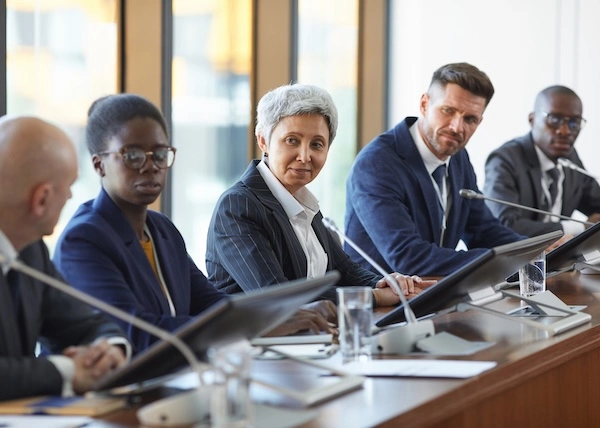 local government officials in a meeting