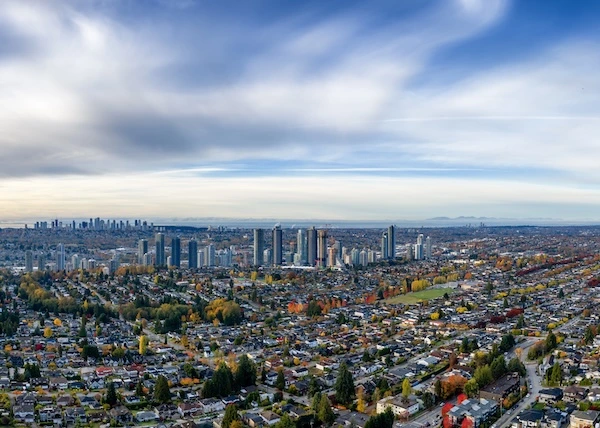 HousingDensityMandates-Internal2-600x428 Skylines of Burnaby and Vancouver, British Columbia.